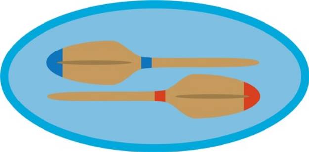 Picture of Boat Oars SVG File