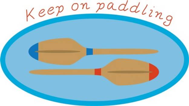Picture of Keep On Paddlng SVG File
