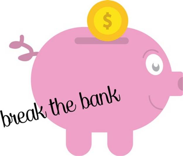 Picture of Break The Bank SVG File