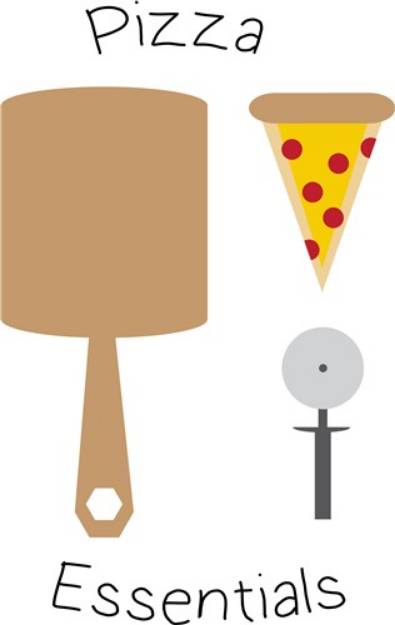 Picture of Pizza Essentials SVG File
