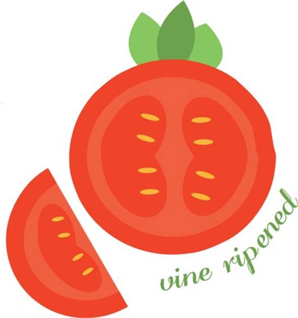Picture of Vine Ripened SVG File