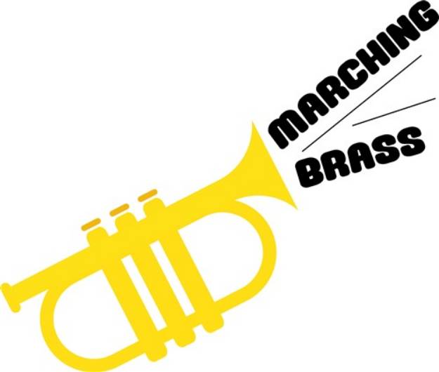 Picture of Marching Brass SVG File