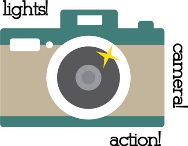 Picture of Lights Camera Action SVG File