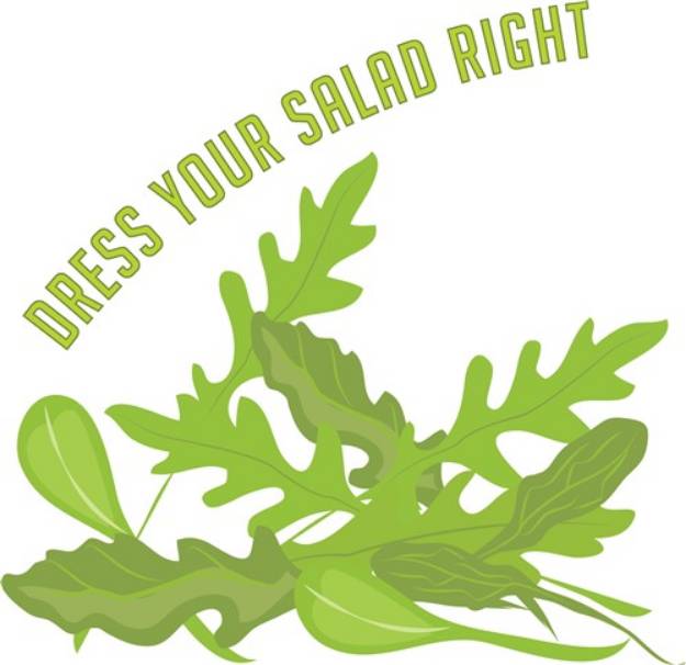 Picture of Dress Your Salad SVG File
