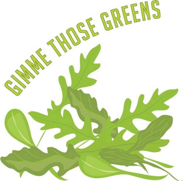Picture of Gimme Greens SVG File