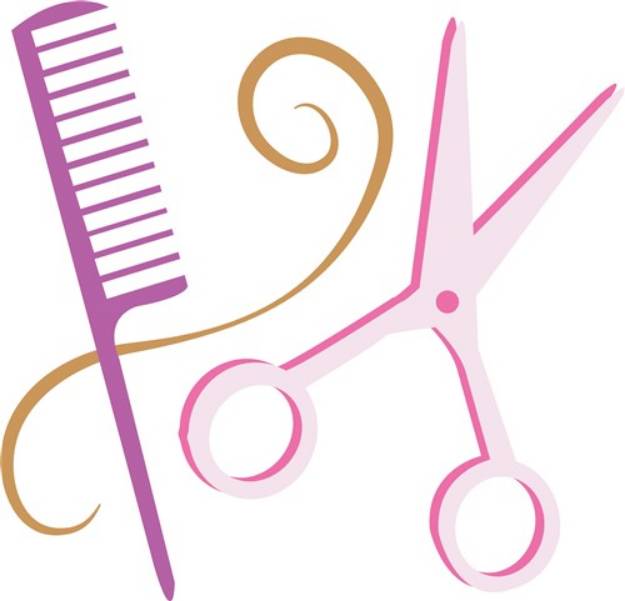 Picture of Barber Tools SVG File