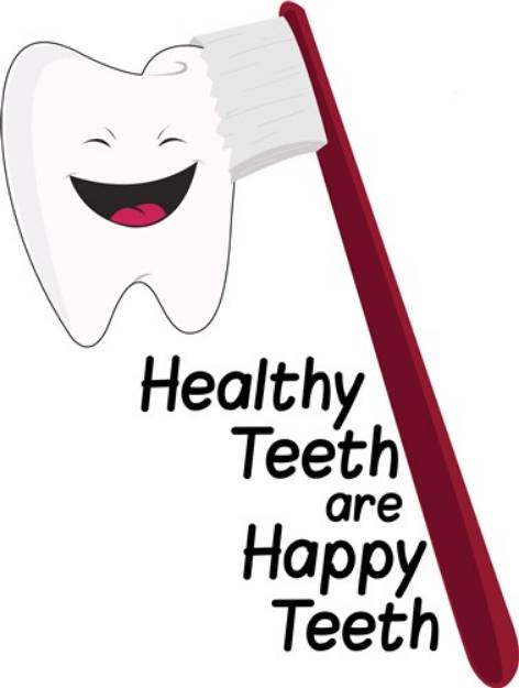 Picture of Healthy Teeth SVG File