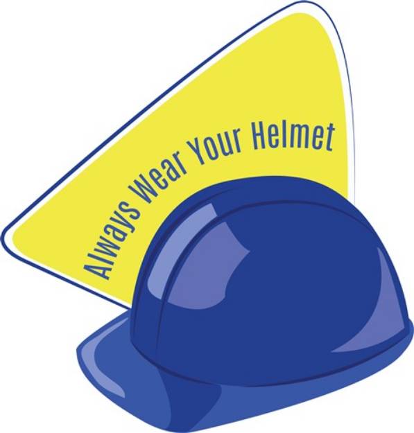 Picture of Wear Your Helmet SVG File