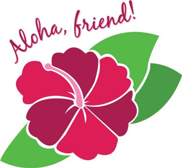 Picture of Aloha Friend SVG File