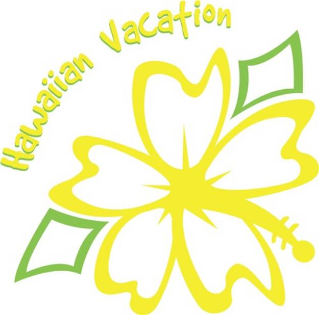 Picture of Hawaiian Vacation SVG File