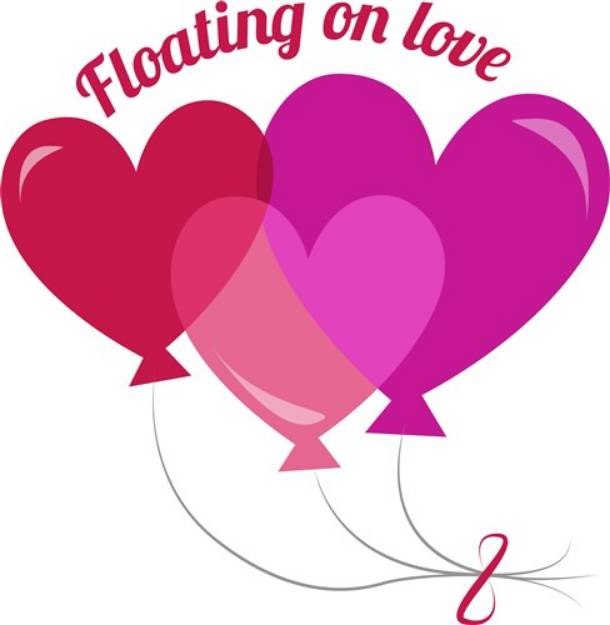 Picture of Floating On Love SVG File