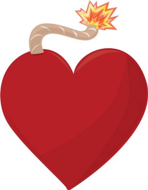 Picture of Exploding Heart SVG File