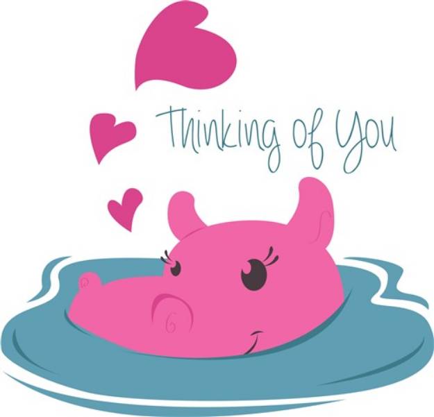 Picture of Thinking Of You SVG File