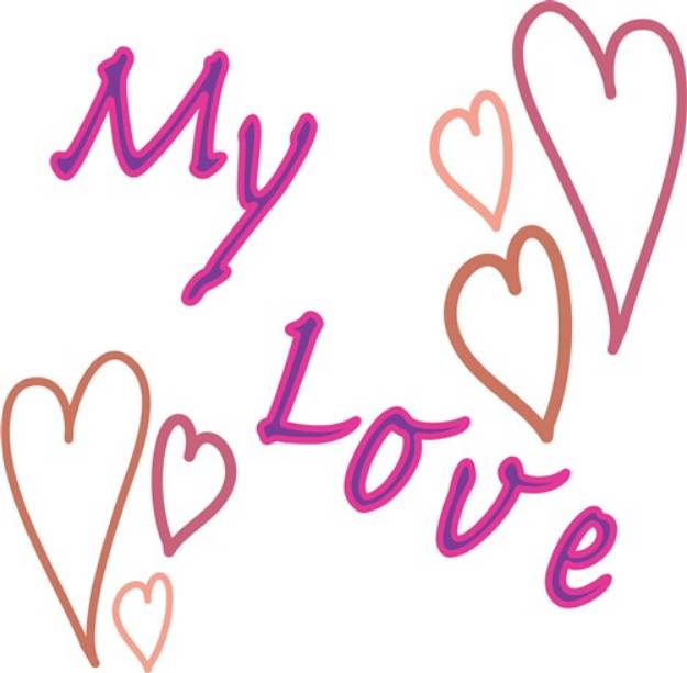 Picture of My Love SVG File