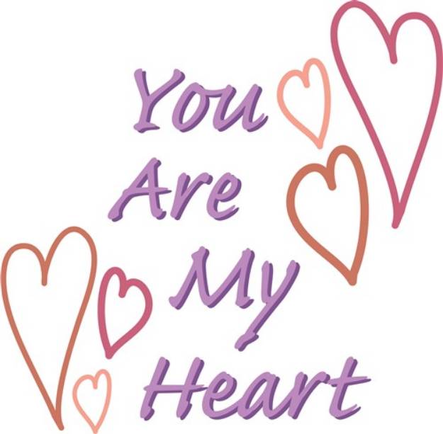 Picture of My Heart SVG File