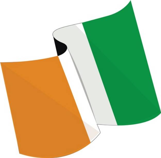 Picture of Irish Flag SVG File