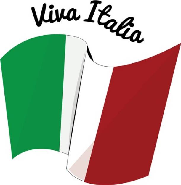 Picture of Viva Italia SVG File