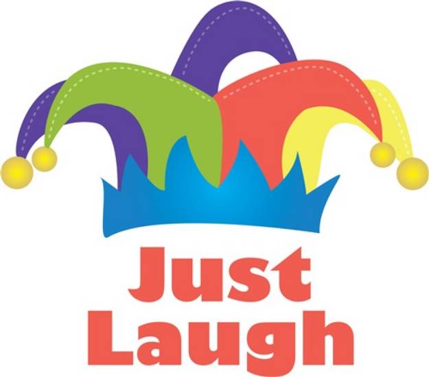 Picture of Just Laugh SVG File