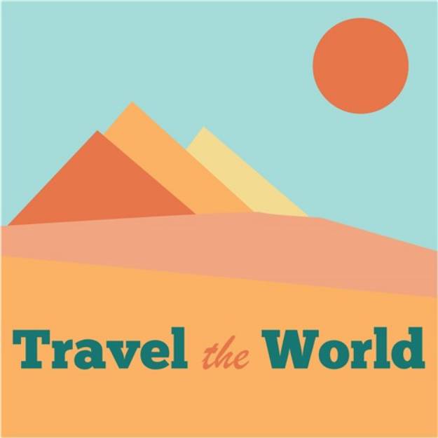Picture of Travel The World SVG File