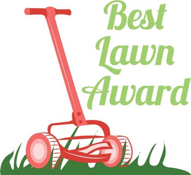 Picture of Best Lawn Award SVG File