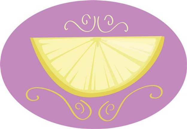 Picture of Lemon Slice SVG File