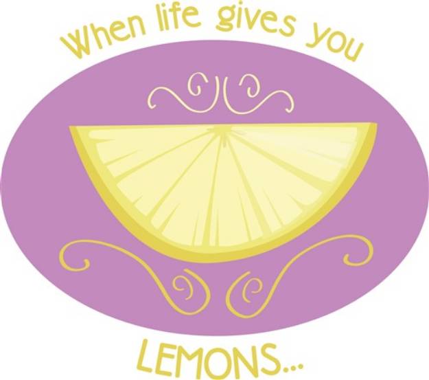 Picture of Life Gives Lemons SVG File