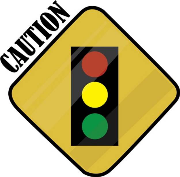 Picture of Caution Sign SVG File