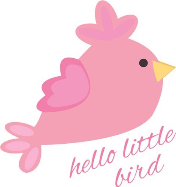 Picture of Hello Bird SVG File
