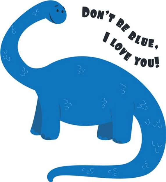 Picture of Dont Be Blue SVG File