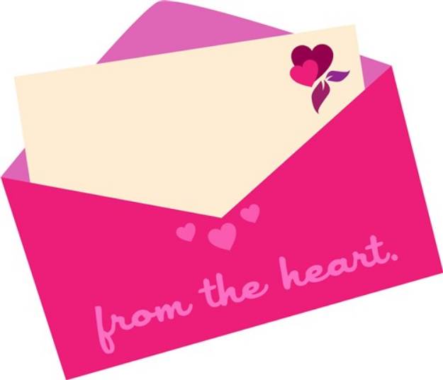 Picture of From The Heart SVG File