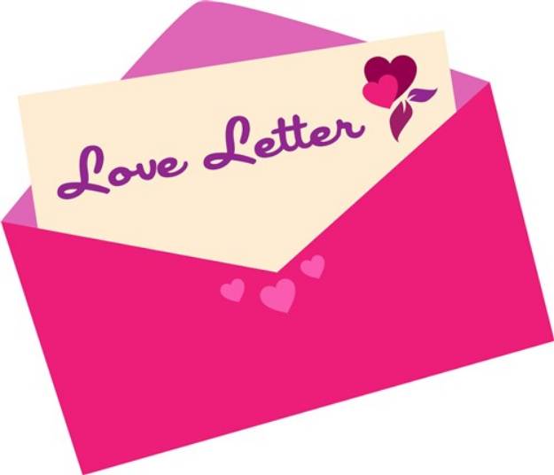 Picture of Love Letter Heart SVG File