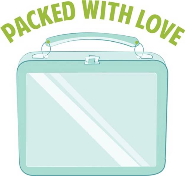 Picture of Packed With Love SVG File