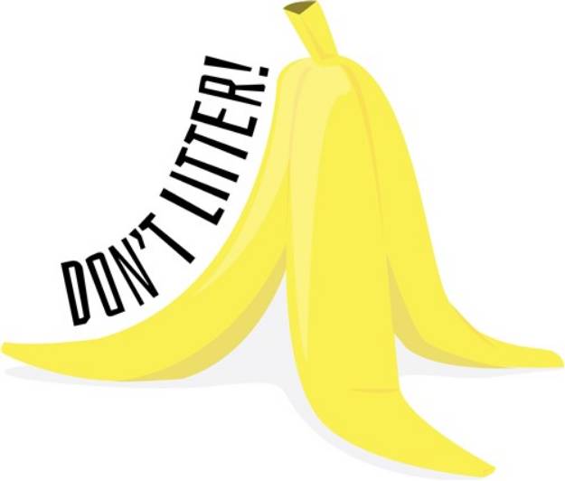 Picture of Dont Litter SVG File