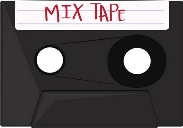 Picture of Mix Tape SVG File