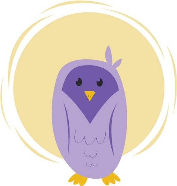 Picture of Purple Owl SVG File