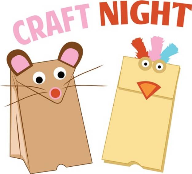 Picture of Craft Night SVG File