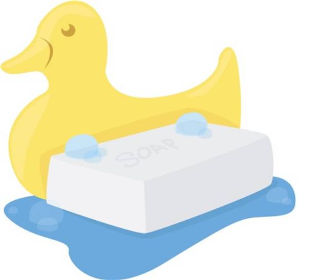 Picture of Duck & Soap SVG File