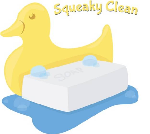 Picture of Squeaky Clean SVG File