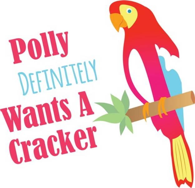 Picture of Want A Cracker SVG File