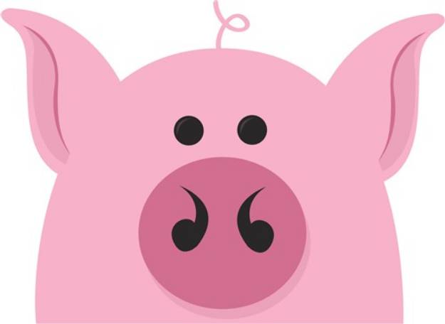 Picture of Pig Face SVG File
