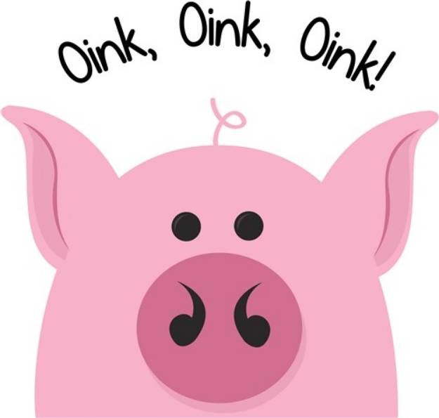 Picture of Oink Oink SVG File