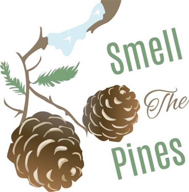 Picture of Smell The Pines SVG File