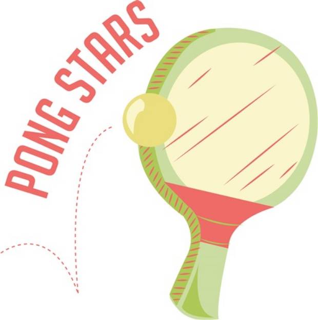 Picture of Pong Stars SVG File