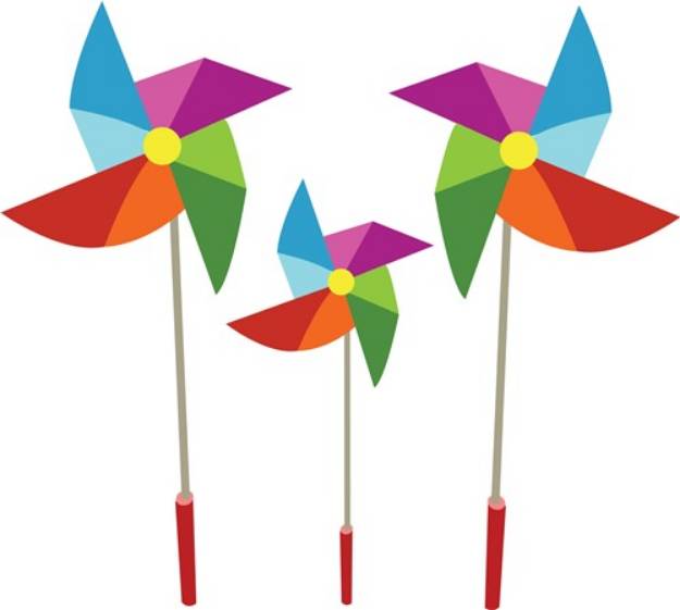 Picture of Pinwheels SVG File