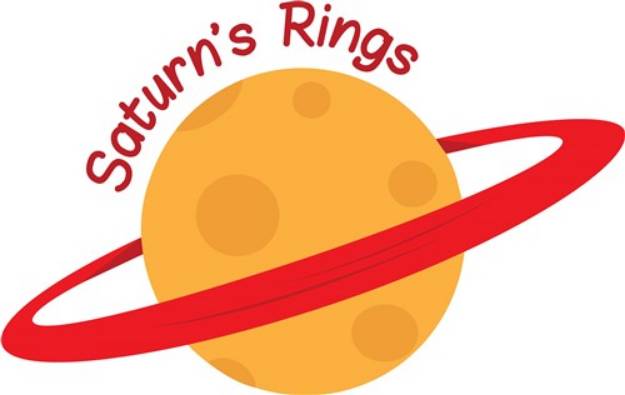 Picture of Saturns Rings SVG File