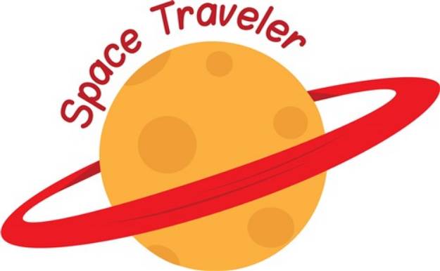 Picture of Space Traveler SVG File