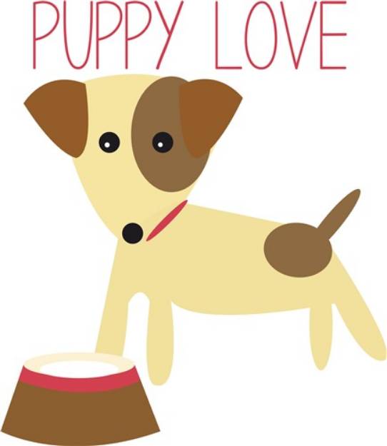 Picture of Puppy Love SVG File