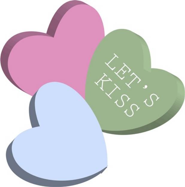 Picture of Lets Kiss SVG File