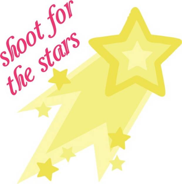 Picture of Shoot For Stars SVG File