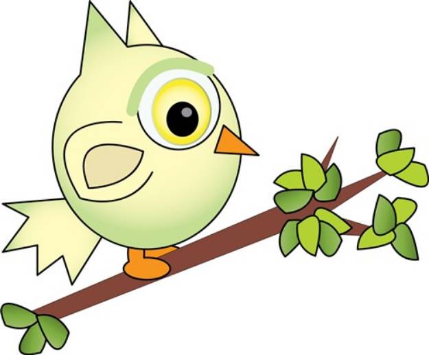 Picture of Owl In Tree SVG File